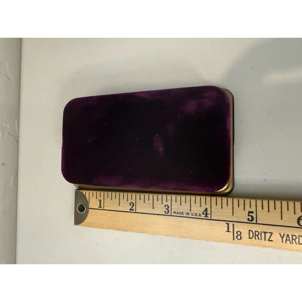 Vintages benrus Velvet clamshell watchbox official airlines Men gift displays